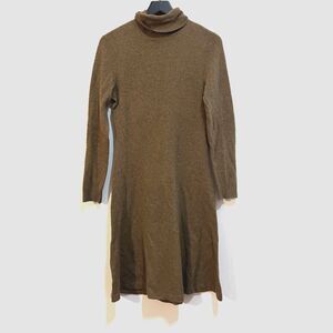 Ralph Lauren Black Label Wool Cashmere Turtleneck Dress Size Medium NWOT